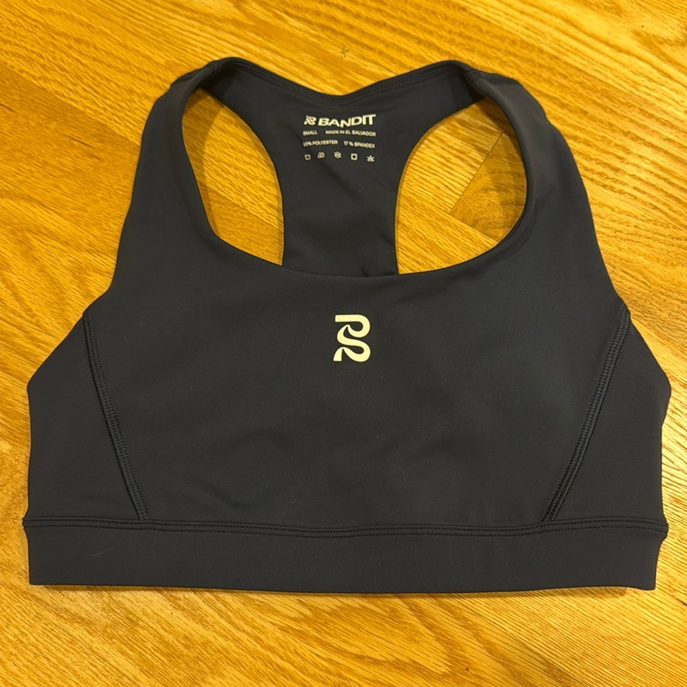 Bandit running navy stamina pocket bra size S perfect condition
